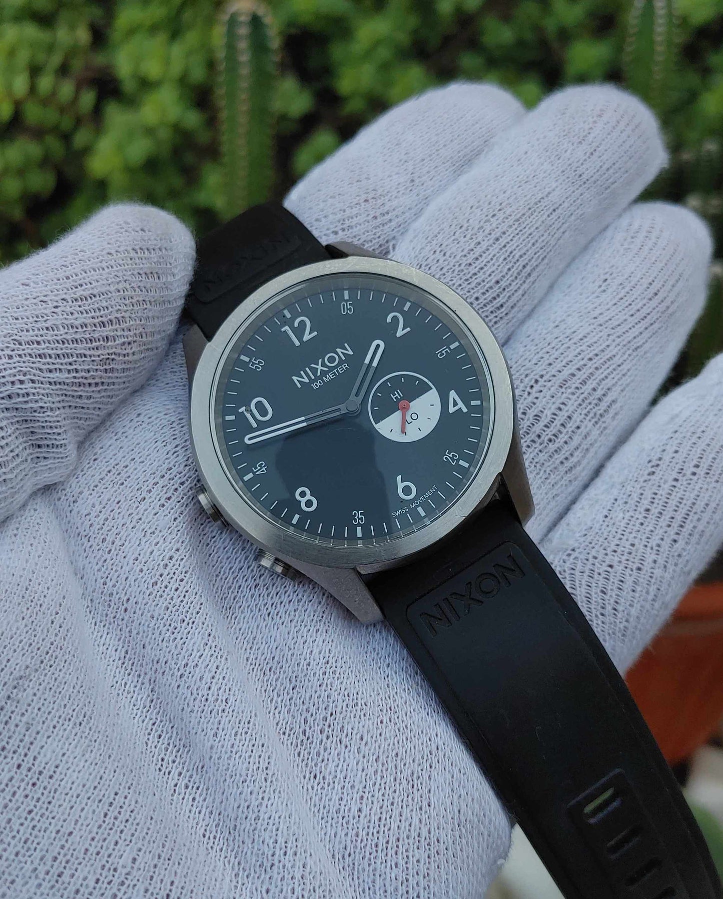 Nixon Swiss Quartz High Low Indicator Watch