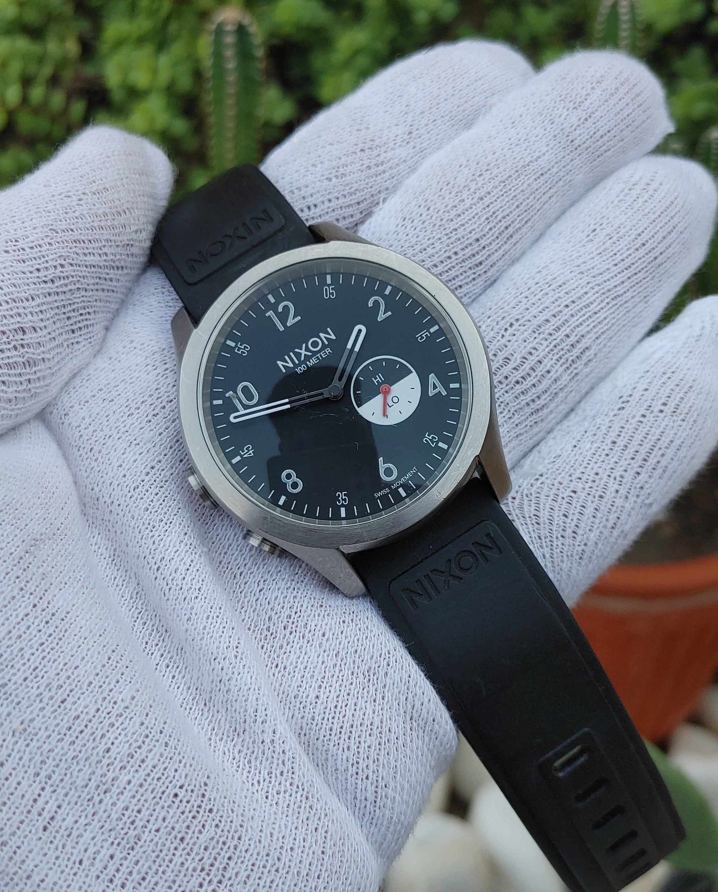 Nixon Swiss Quartz High Low Indicator Watch