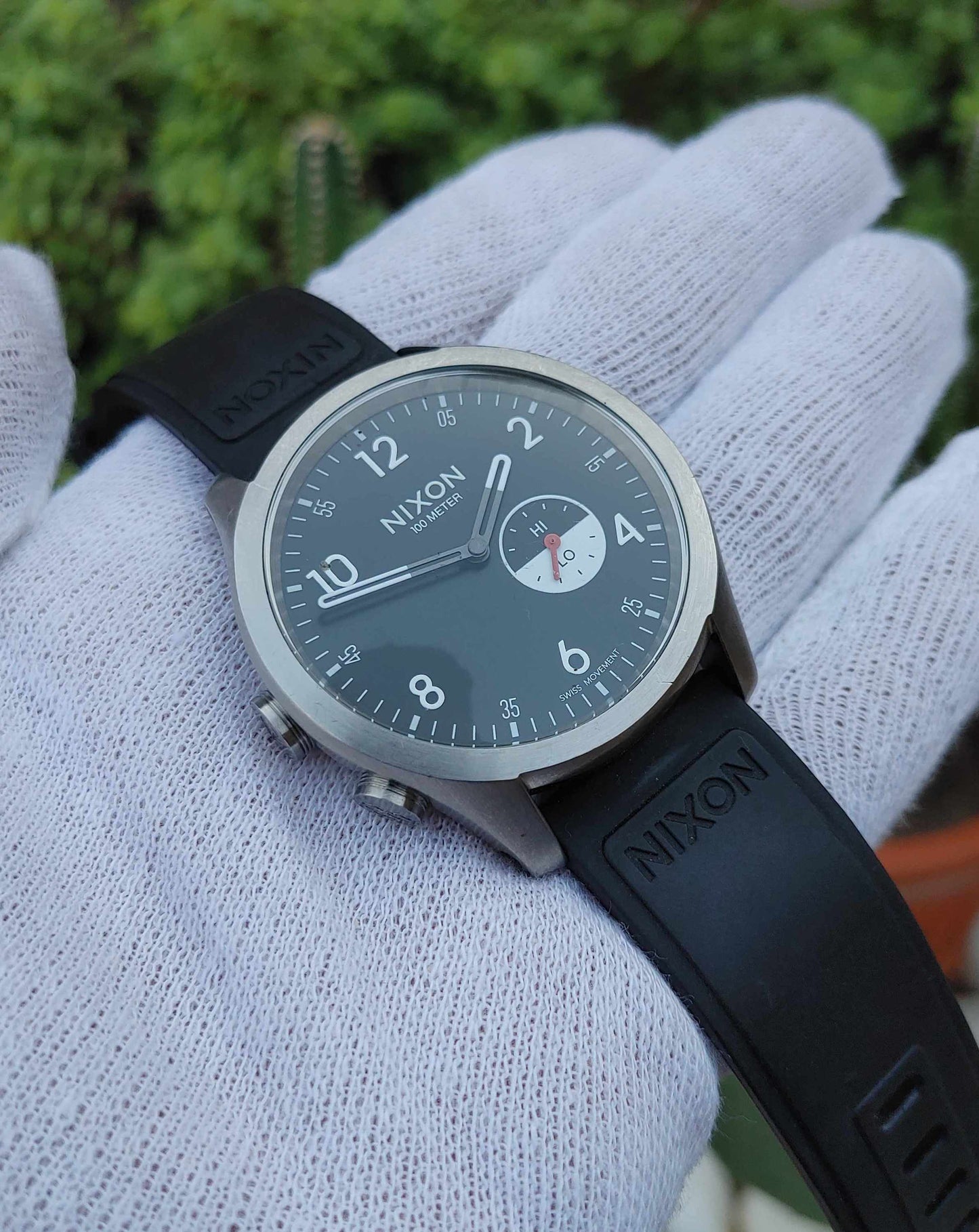 Nixon Swiss Quartz High Low Indicator Watch