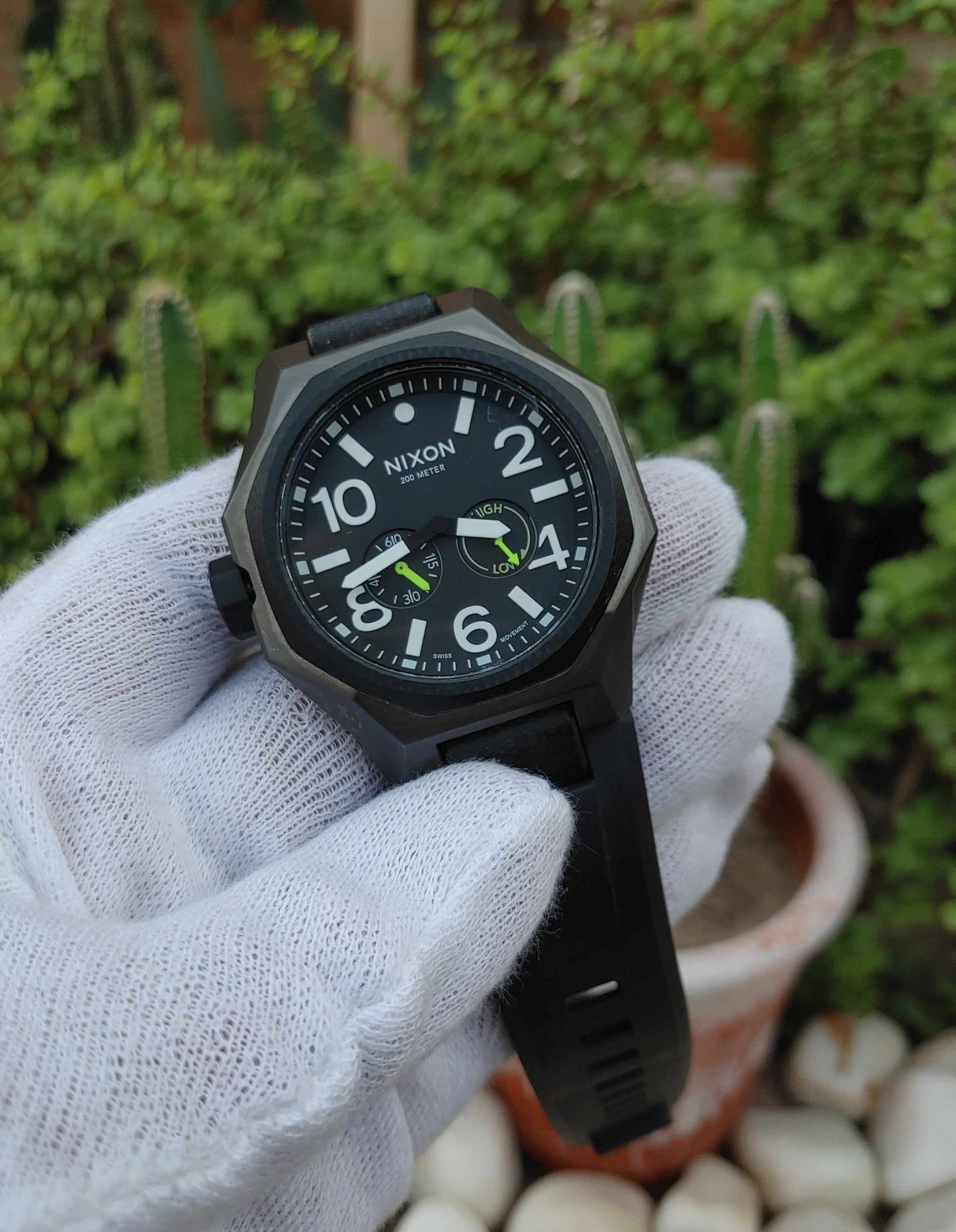 Nixon Premium Down High Low Chornograph Sensors Swiss Watch