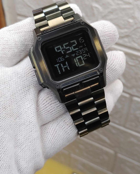 Nixon Matelic Solid Stainless-steel Swiss Multifunctional Watch For Men