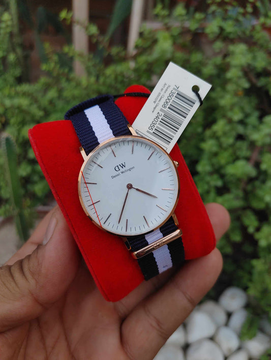 Daniel Wellington Nato Strap Elegant Wrist Watch for Men