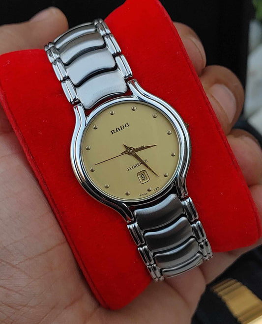 Rado Florence Swiss Quartz 38mm Wrist Watch For Men in Pristine Condition
