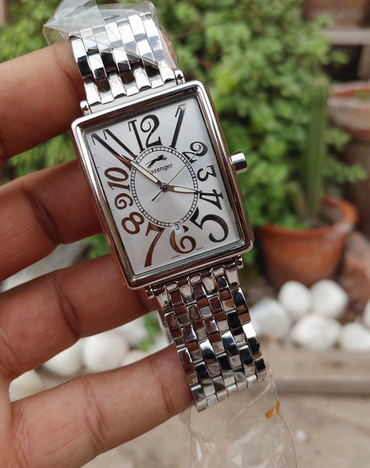 Slazenger Sqaure Dial Wrist Watch For Men