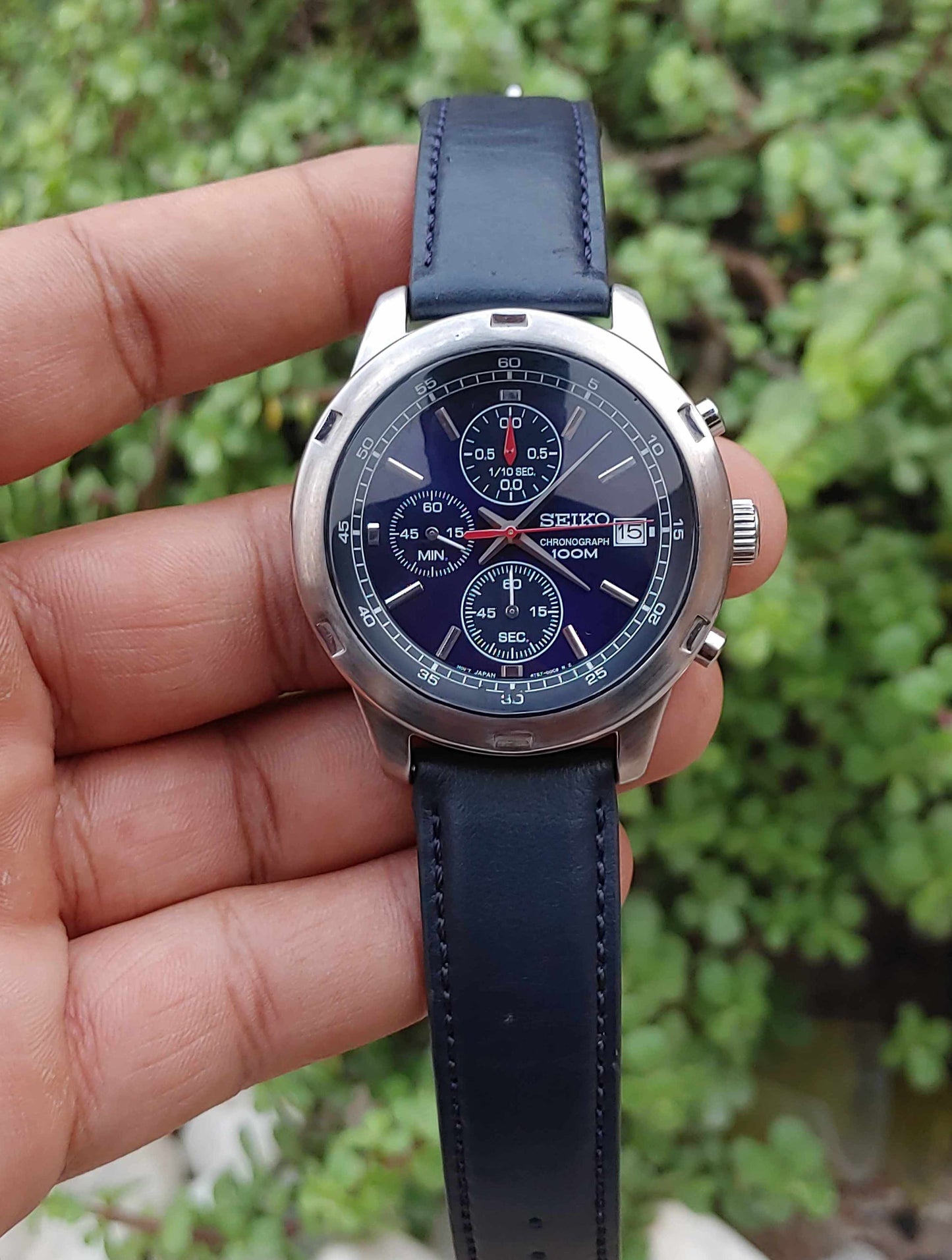 Seiko Time Corporation Chornograph Wrist Watch For Men