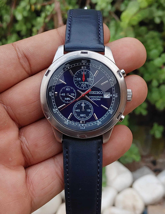 Seiko Time Corporation Chornograph Wrist Watch For Men