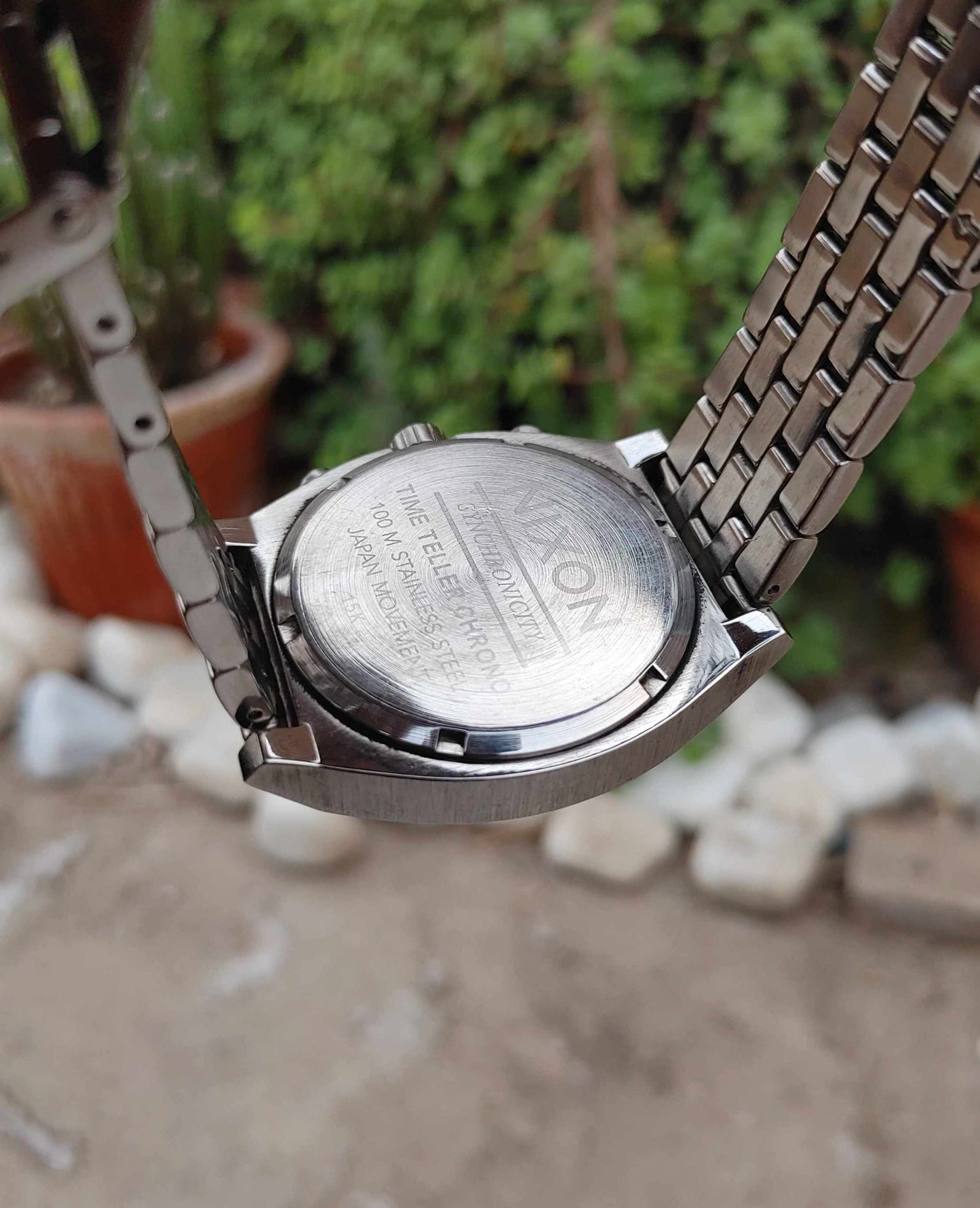 Nixon Chornograph Japan Movement 41mm Stainless-steel Wrist Watch For Men