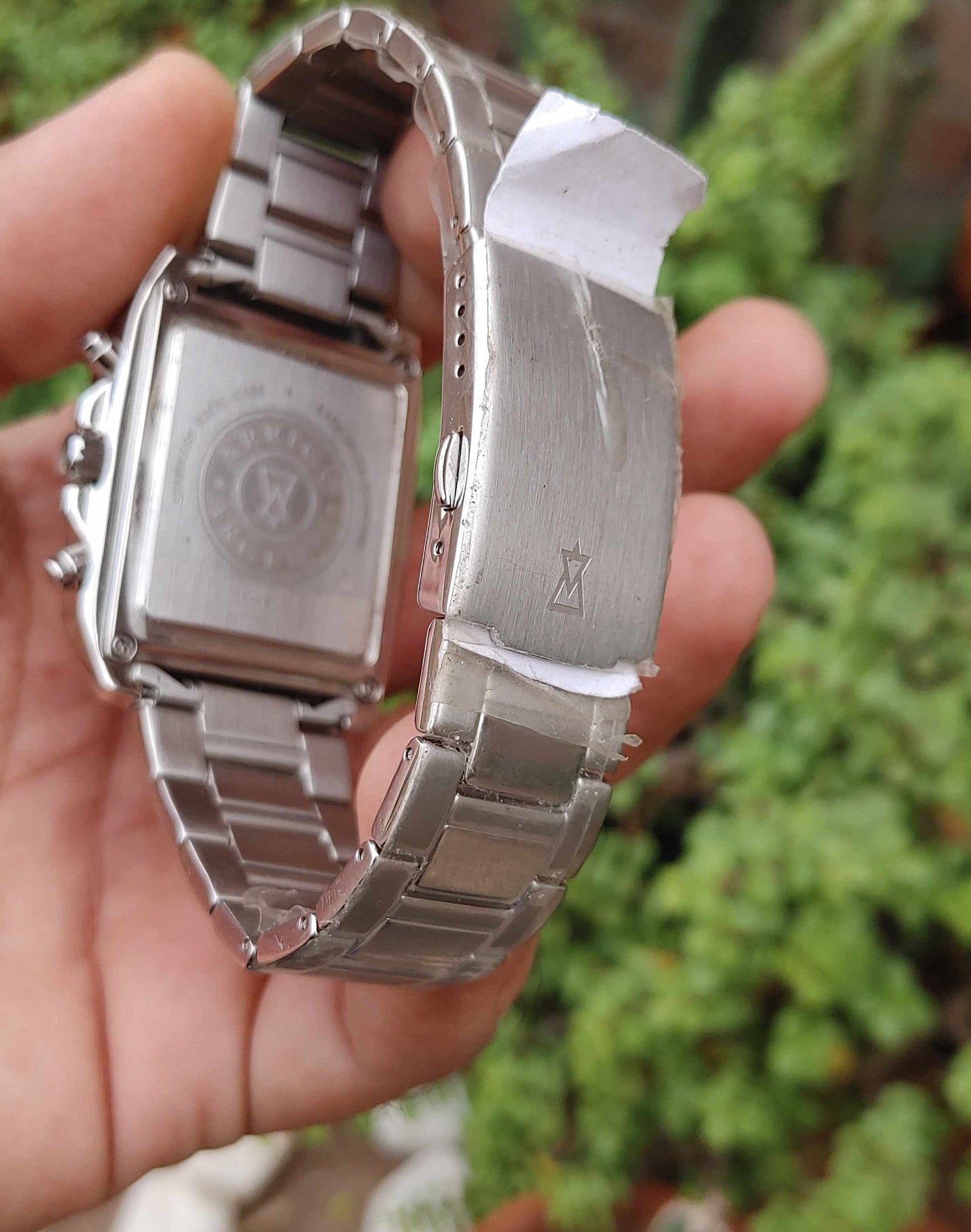 Argenti Sqaure Chornograph Watch For Men