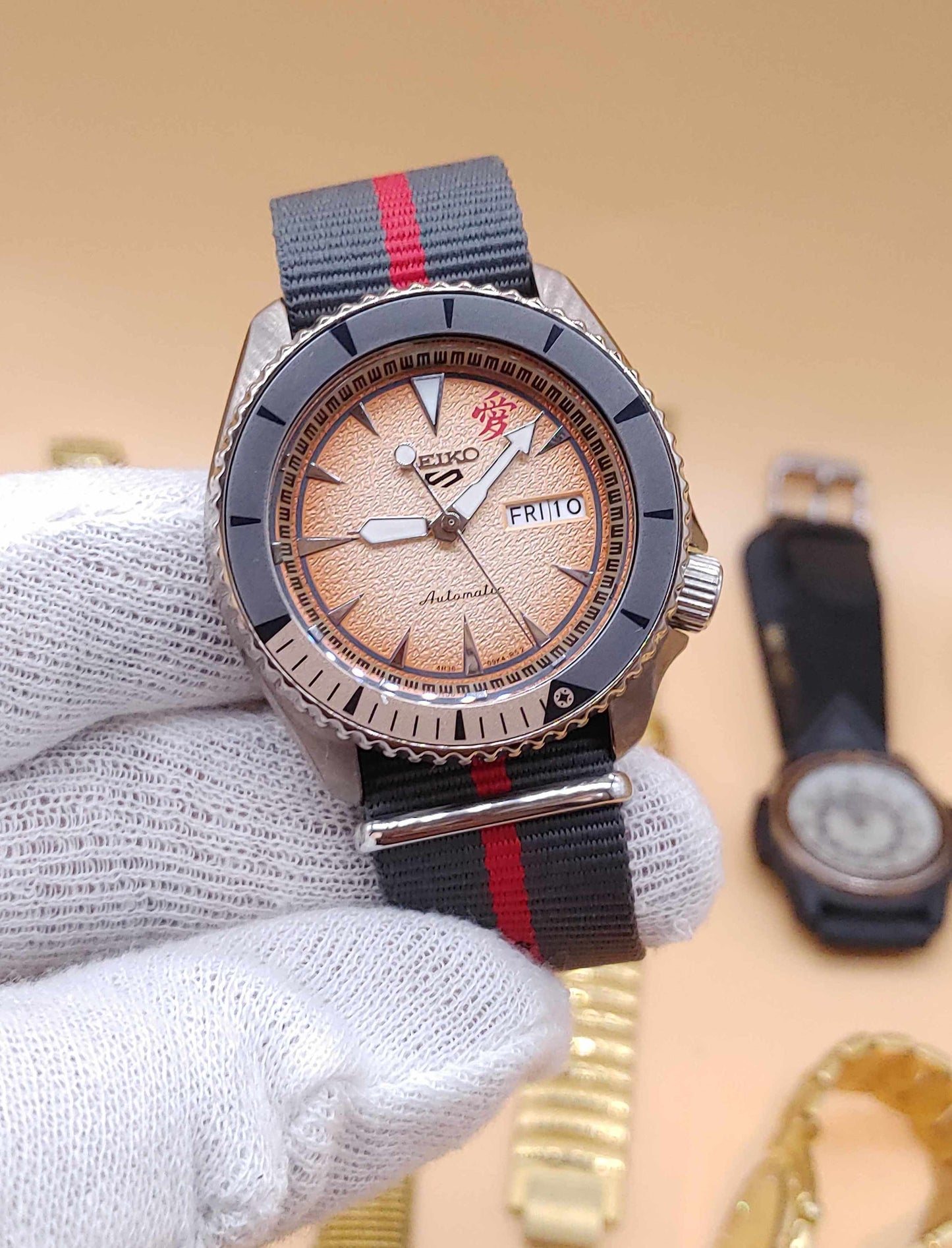 Automatic Seiko Recrafted Nato Strap Watch For Men