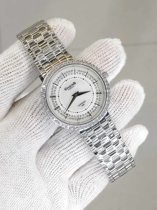 Chens Minerva unisex Watch Stainless Steel Swiss Watch Quartz