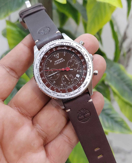 Detomaso Firenze Leather Strap Watch For Men