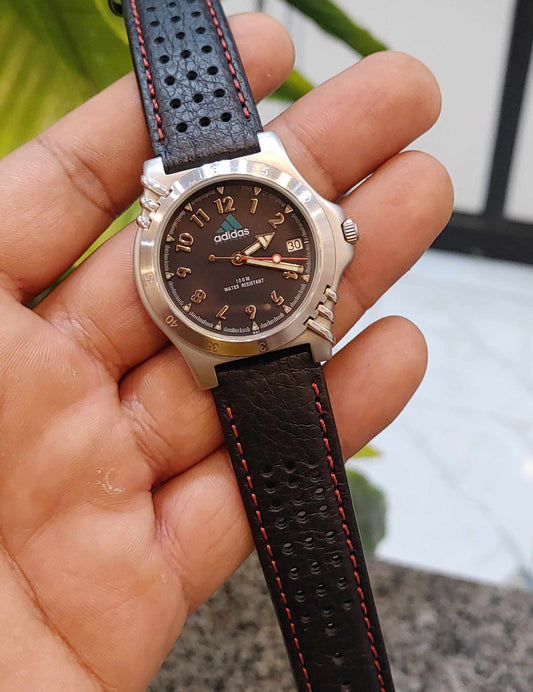 Adidas Swiss Watch For Men Leather Strap Sports Design for Men
