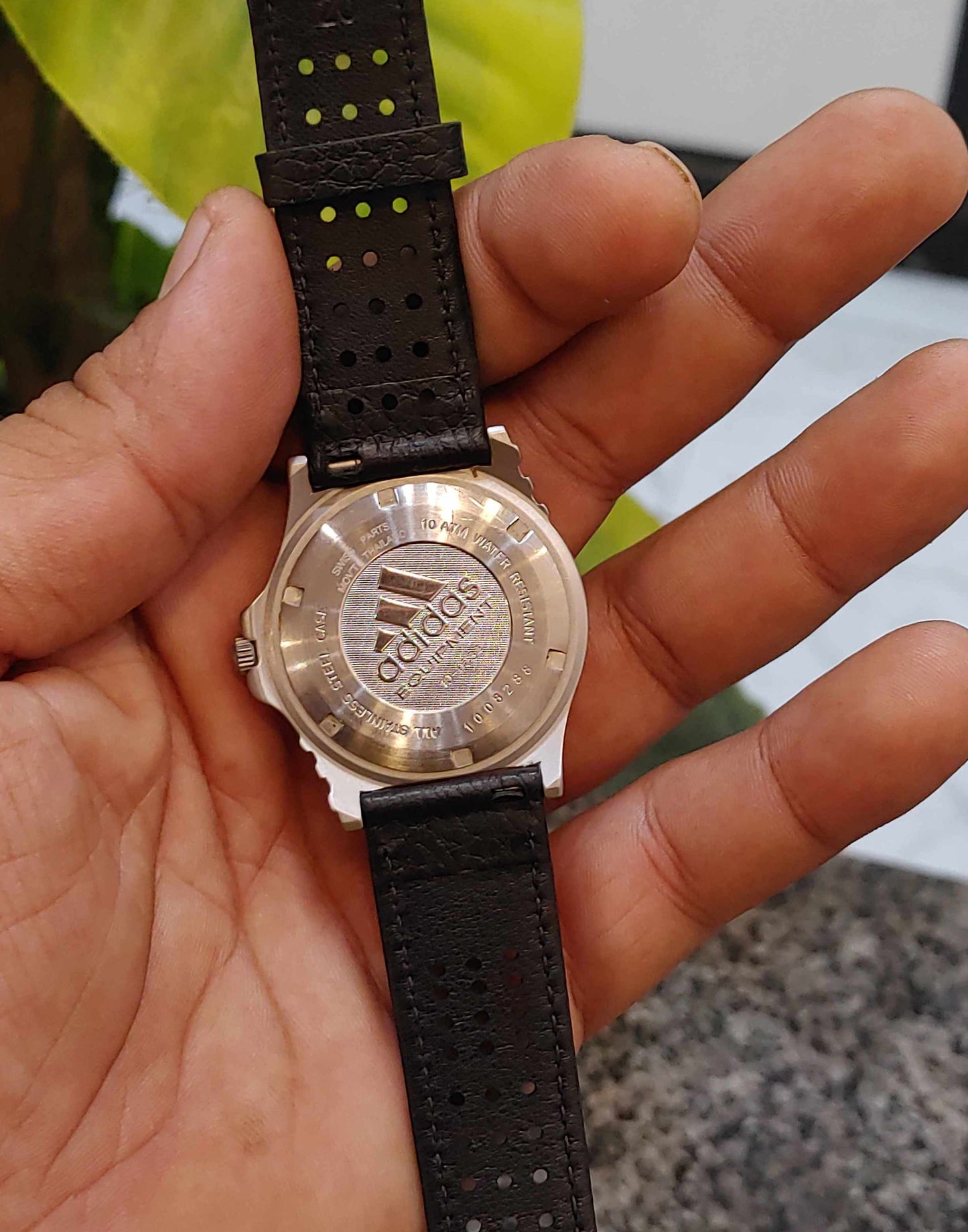 Adidas Swiss Watch For Men Leather Strap Sports Design for Men