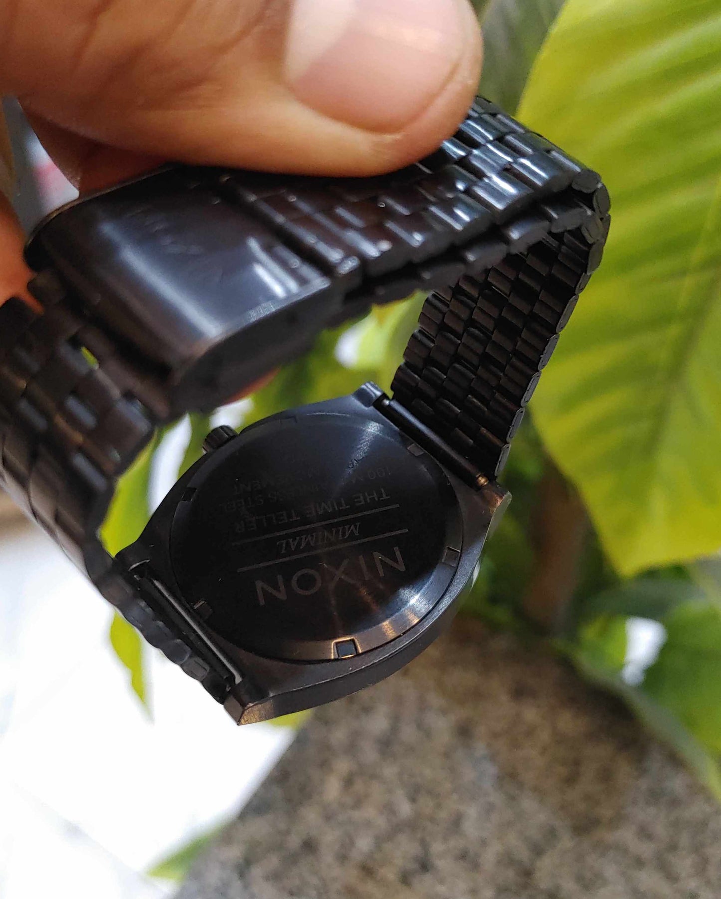 Nixon Black Tiffany Dial Watch For Men