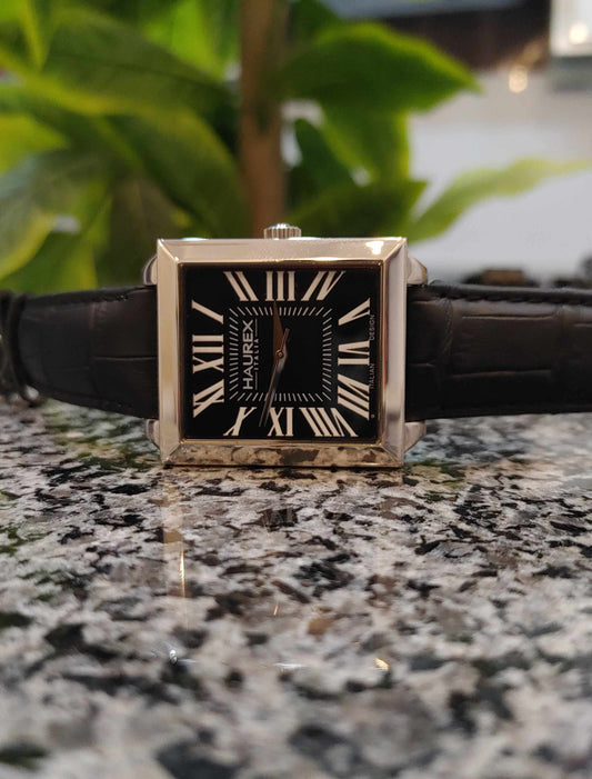 Haurex Square Dial Watch For Men Italy Design
