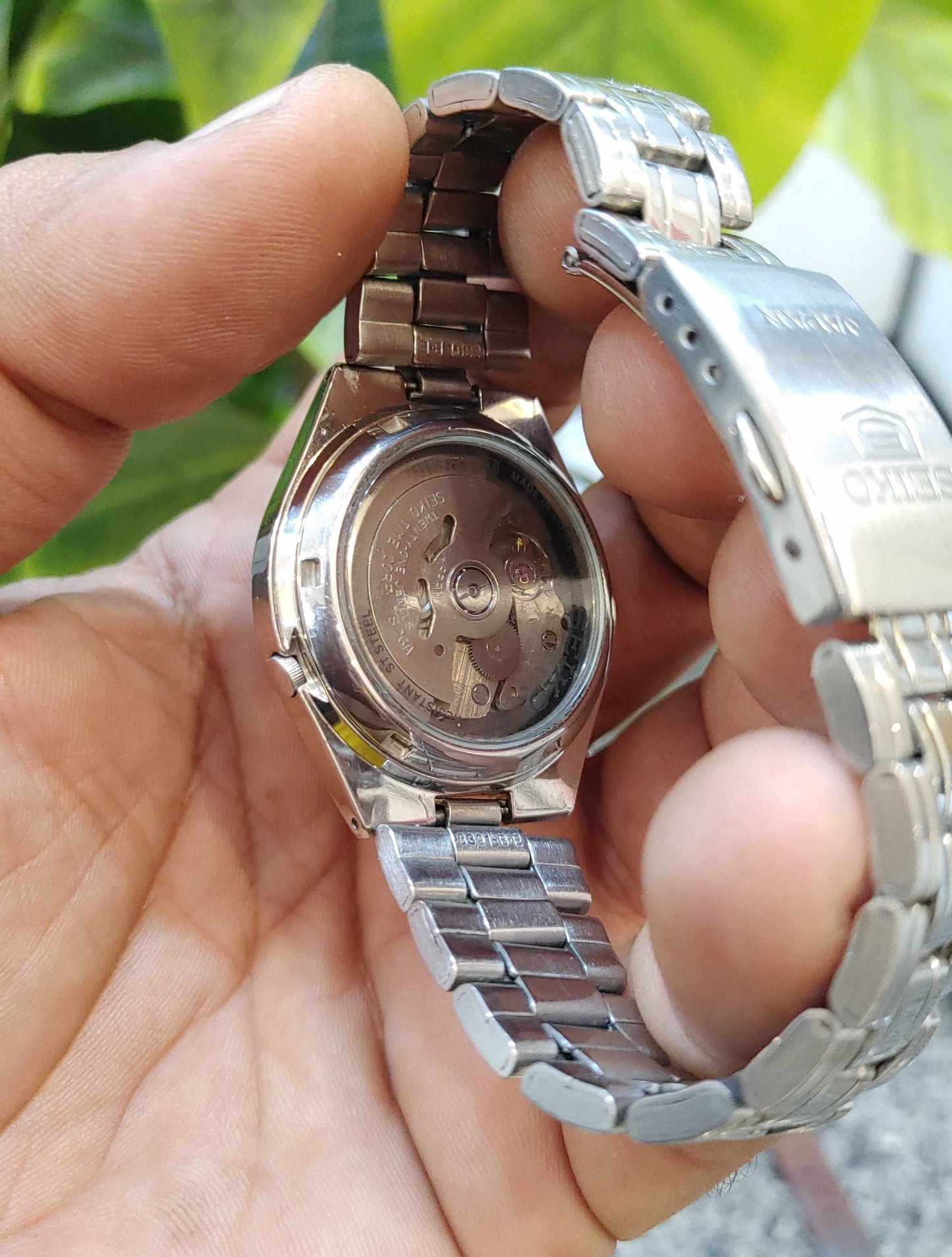 Seiko 5 Automatic Date and Day Watch For Men Black Dial