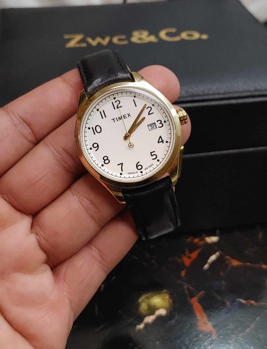 Timex Indiglo WR50m Cr2016 Cell 40mm Case Diameter 40mm Dress Watch For Men