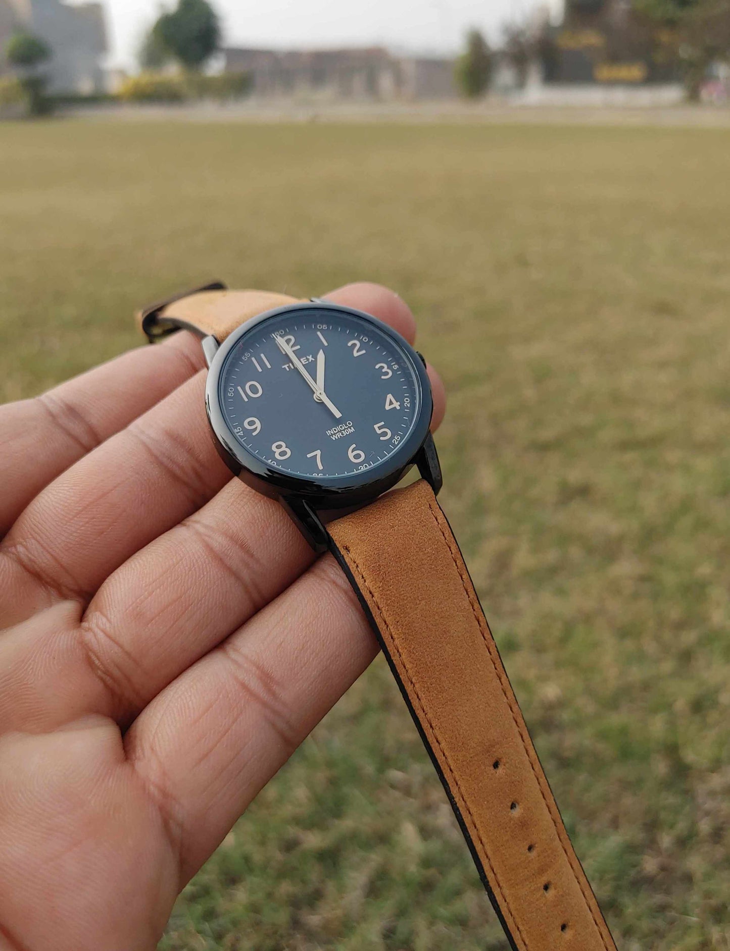 Timex Classic Indiglo Leather Strap Watch For Men 100% Authentic