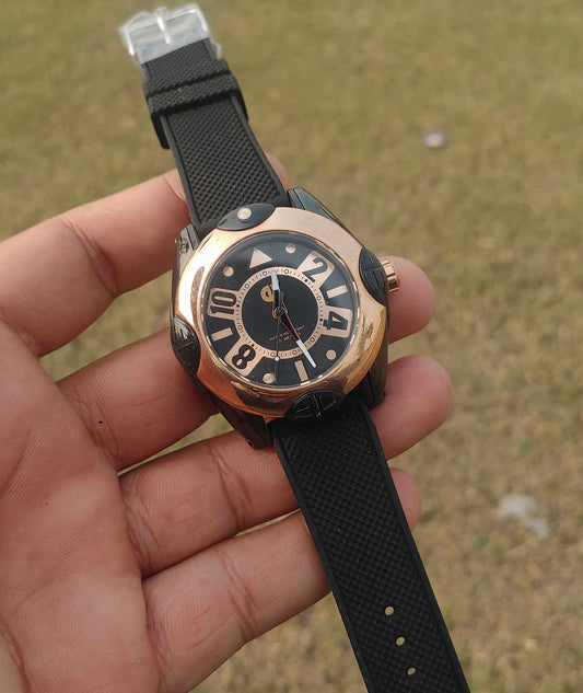 E3 Rose Gold Case Diameter Mens Watch