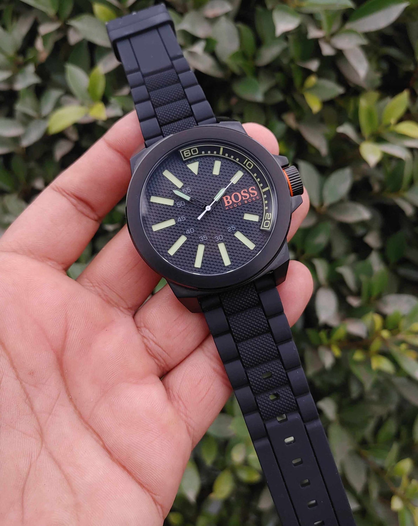 Hugo Boss Big Dial Heavy Wrist Watch For Men