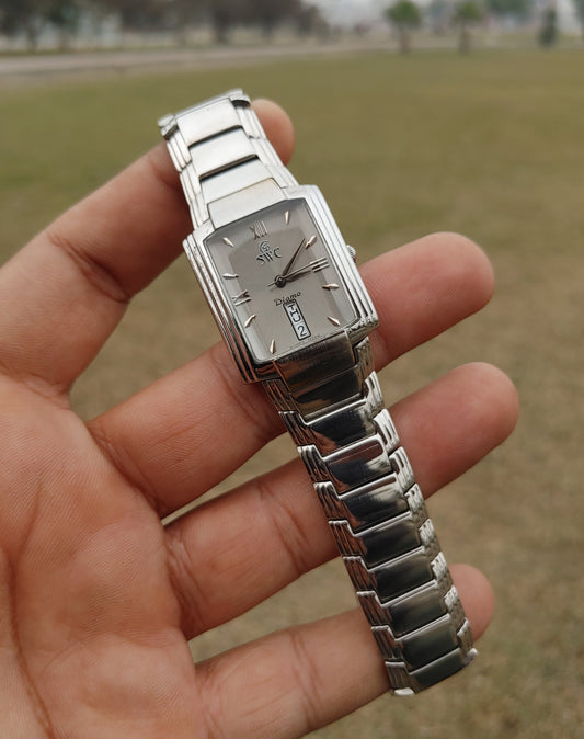 Swc By Samsung Watch Company Watch Stainless Steel 100% Authentic Japan Movement