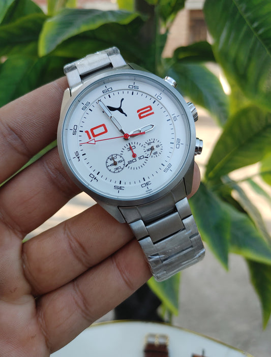 Puma Pu102451004 Triple Chronograph Stainless Watch For Men
