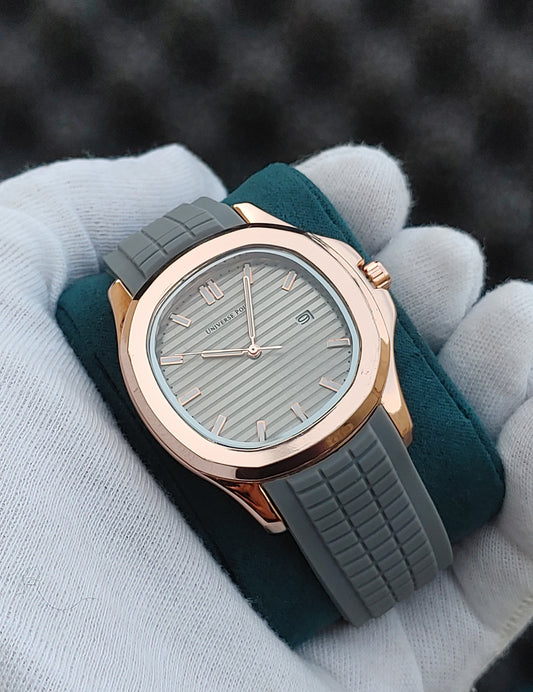 Universe Point Copper Colour Case Diameter Watch For Men