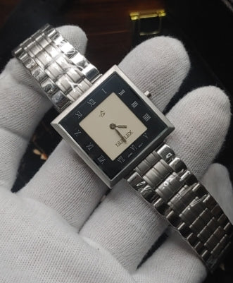 Dunlex 3200 Gold Japan Movement Sqaure Dial Watch