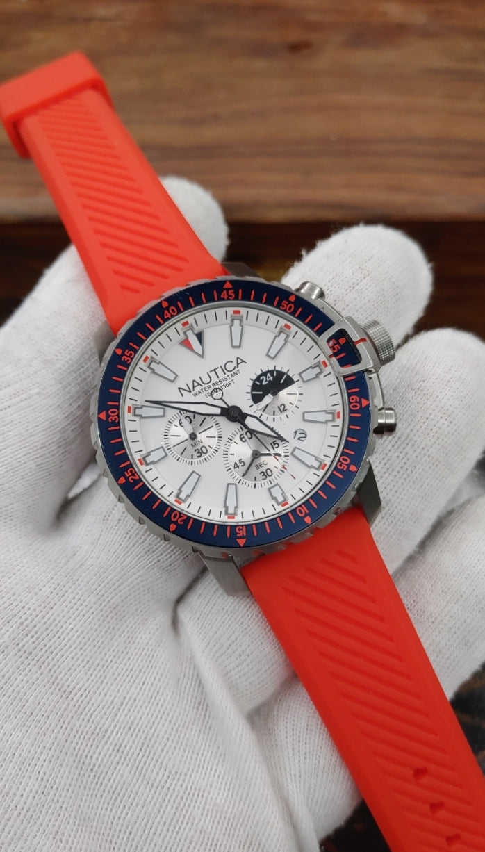 Nautica 19N10N536GA3S03 Choronograph Sports Watch