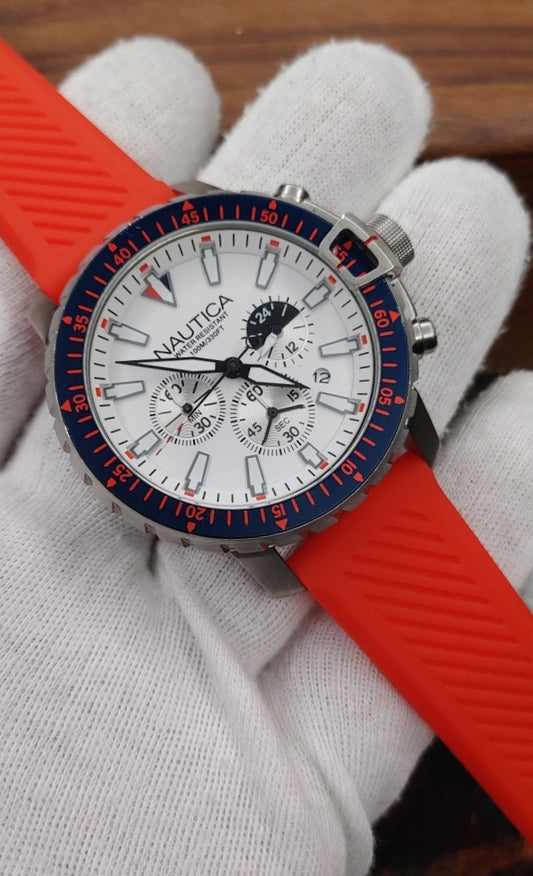 Nautica 19N10N536GA3S03 Choronograph Sports Watch