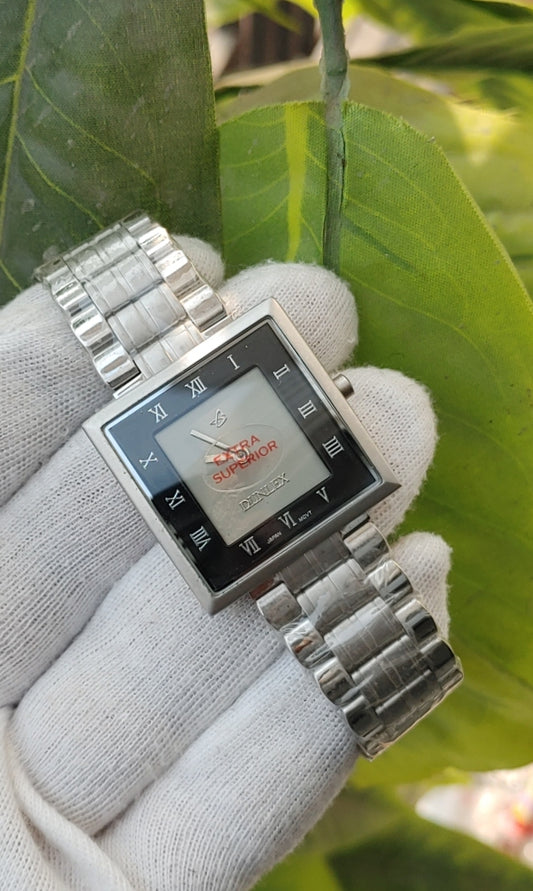 Dunlex Quartz 40mm Stainless-steel Slim Watch