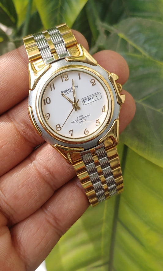 Swanson Two Tone MH147G Watch For Men