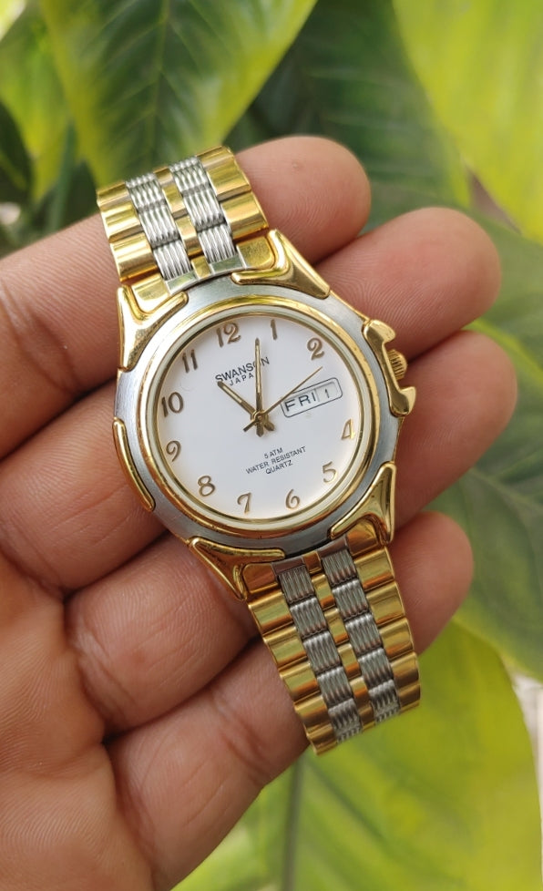 Swanson Two Tone MH147G Watch For Men
