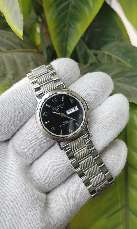 Swanson 5y23-8A60 Black Dial Watch