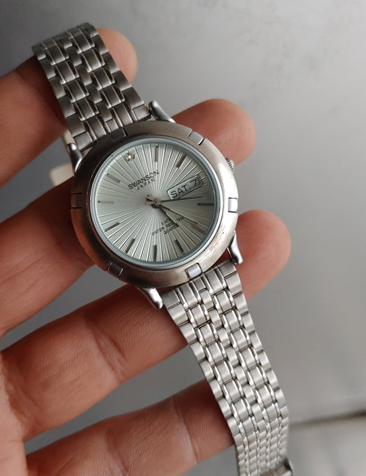 Swanson 5y23-8A60 Quartz Watch For Men With Original Packing