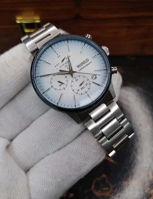 Wired VD57-KJD0 Chorongraph Special Dial Colour Watch