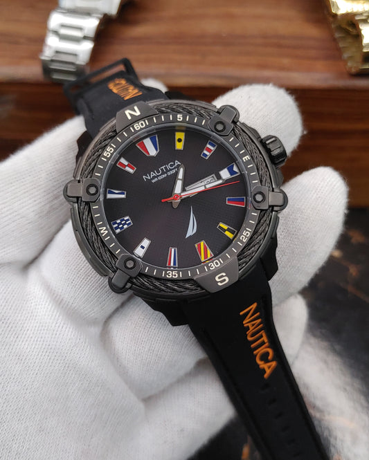 Nautica Sports Country Flags Dial Watch