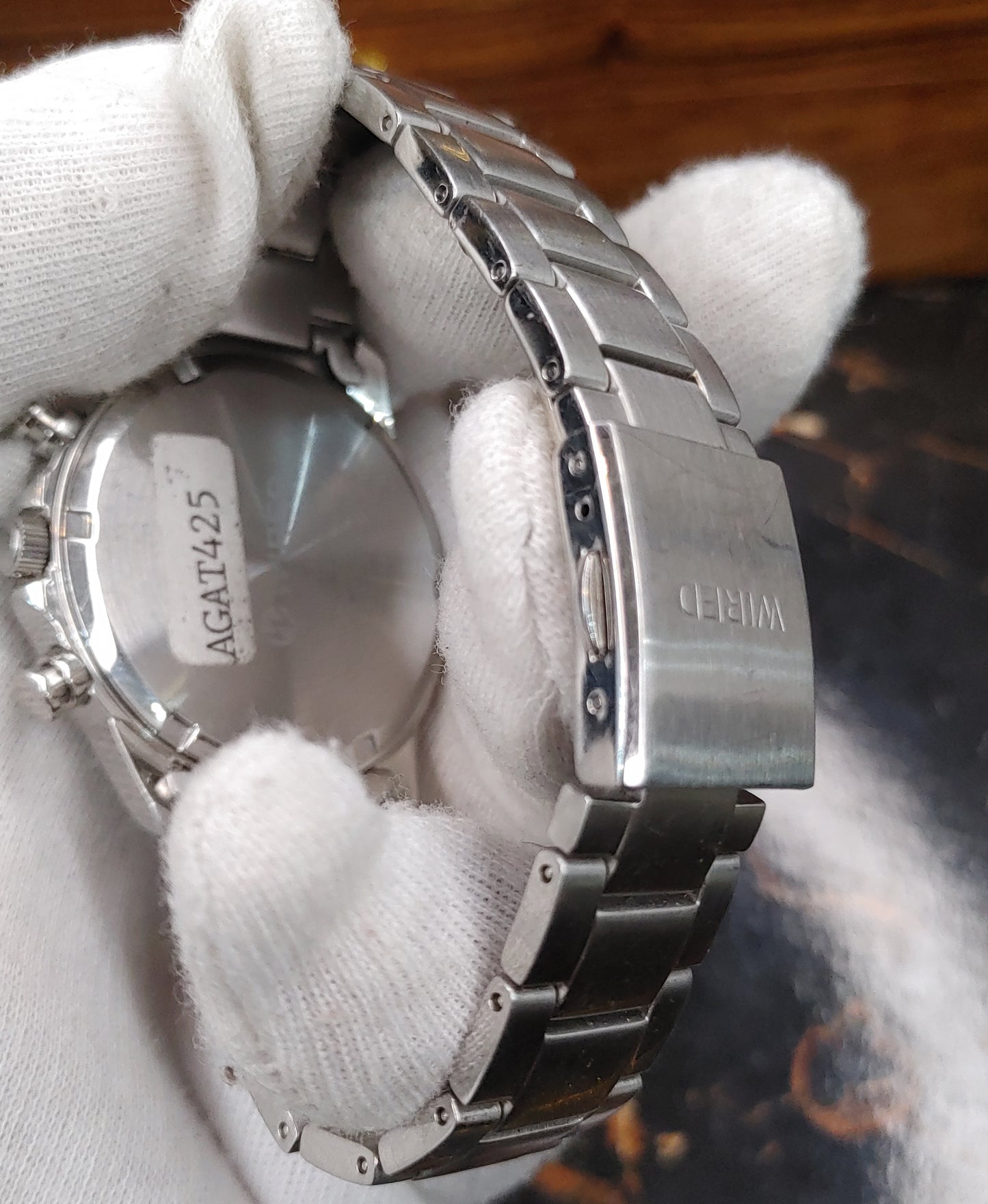 Wired VD57-KJD0 Chorongraph Watch For Men 42mm Case Diameter