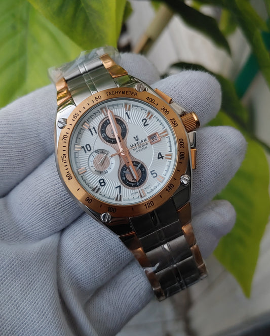 Hurricane VA1039GSS Two Tone Watch For Men