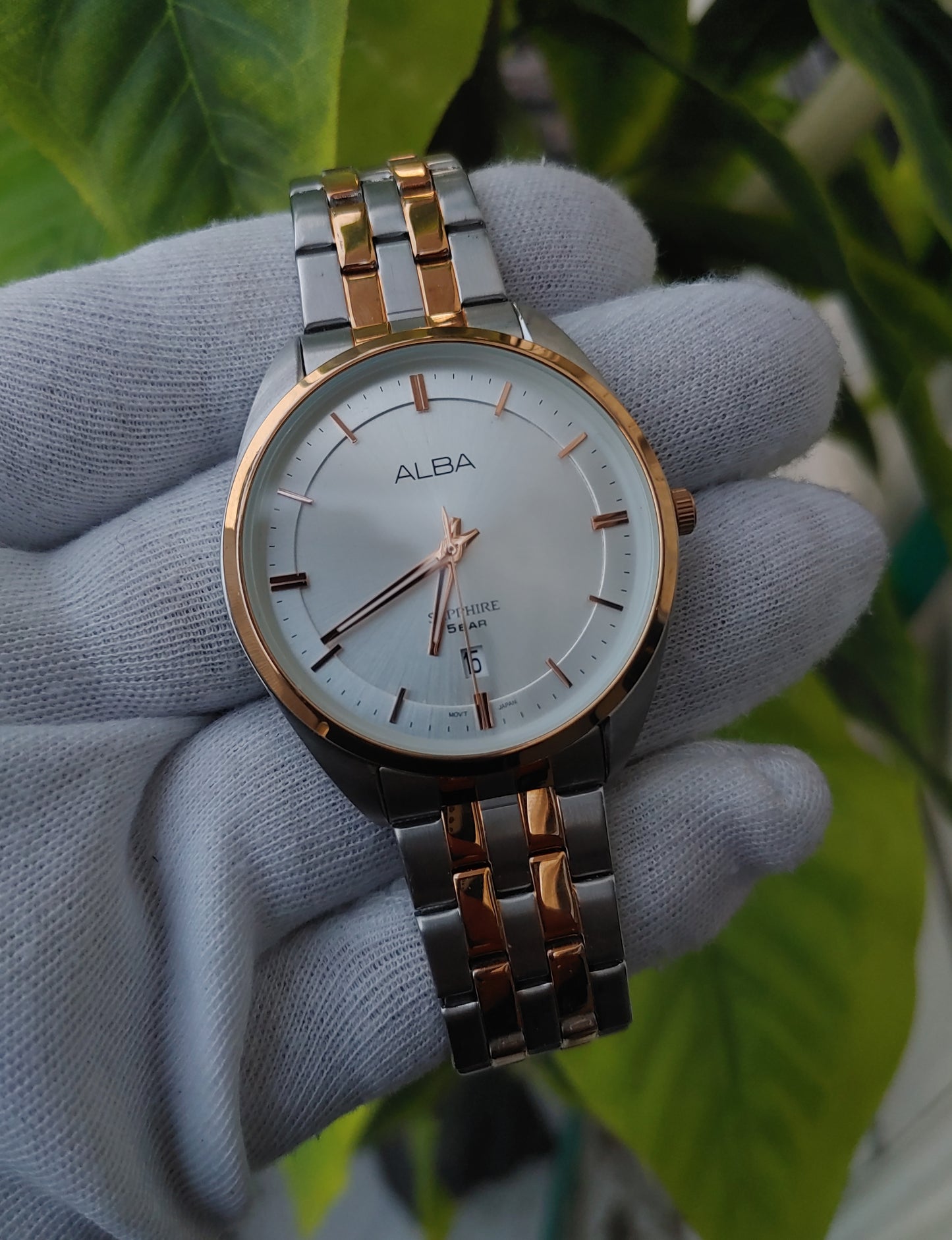 Alba By Seiko Two Tone 5 Bar Watch For Men