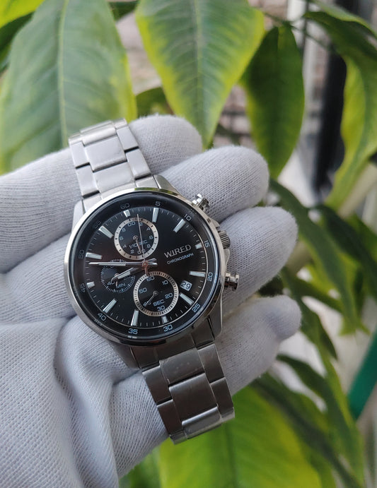 Wired VD57-KJD0 Chrnograph Stainless-steel Watch