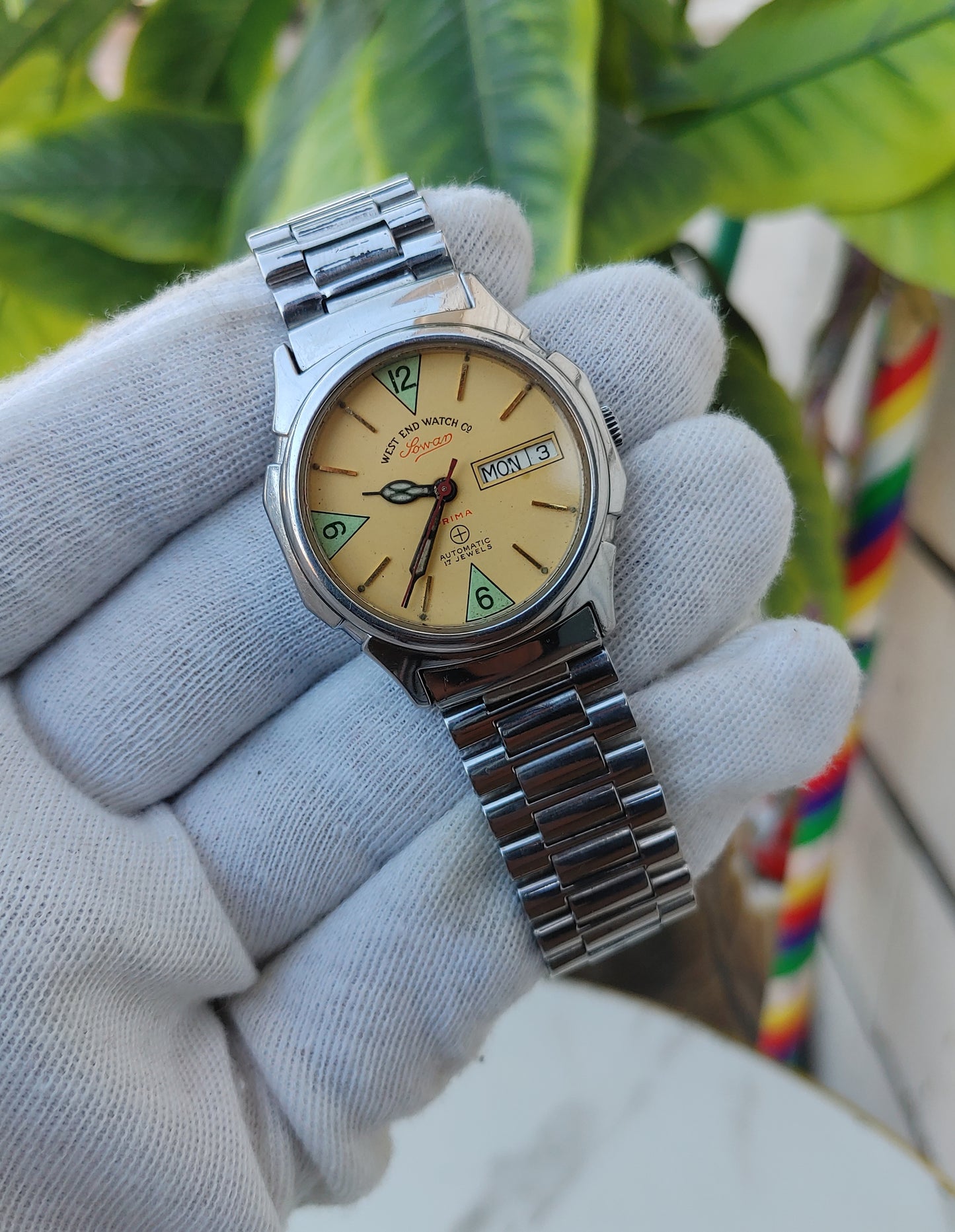 West End Watch Co. Vantage Reference No S-4879 Automatic Swiss Watch