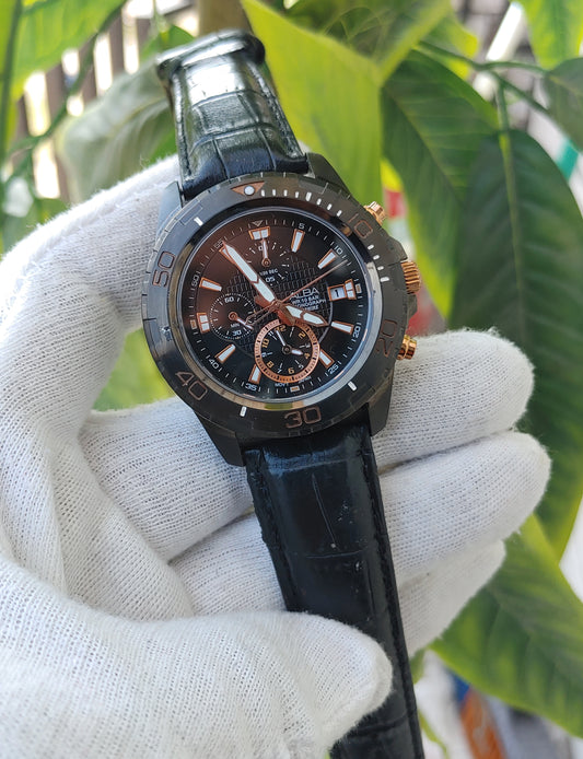 Alba Men's Chronograph Leather Watch YM92-X240PVDL Watch