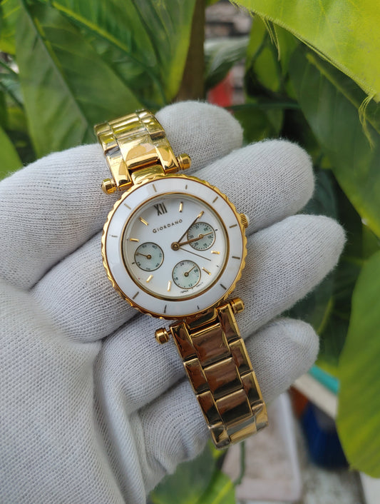Giordano Women's Watch Gold Tone