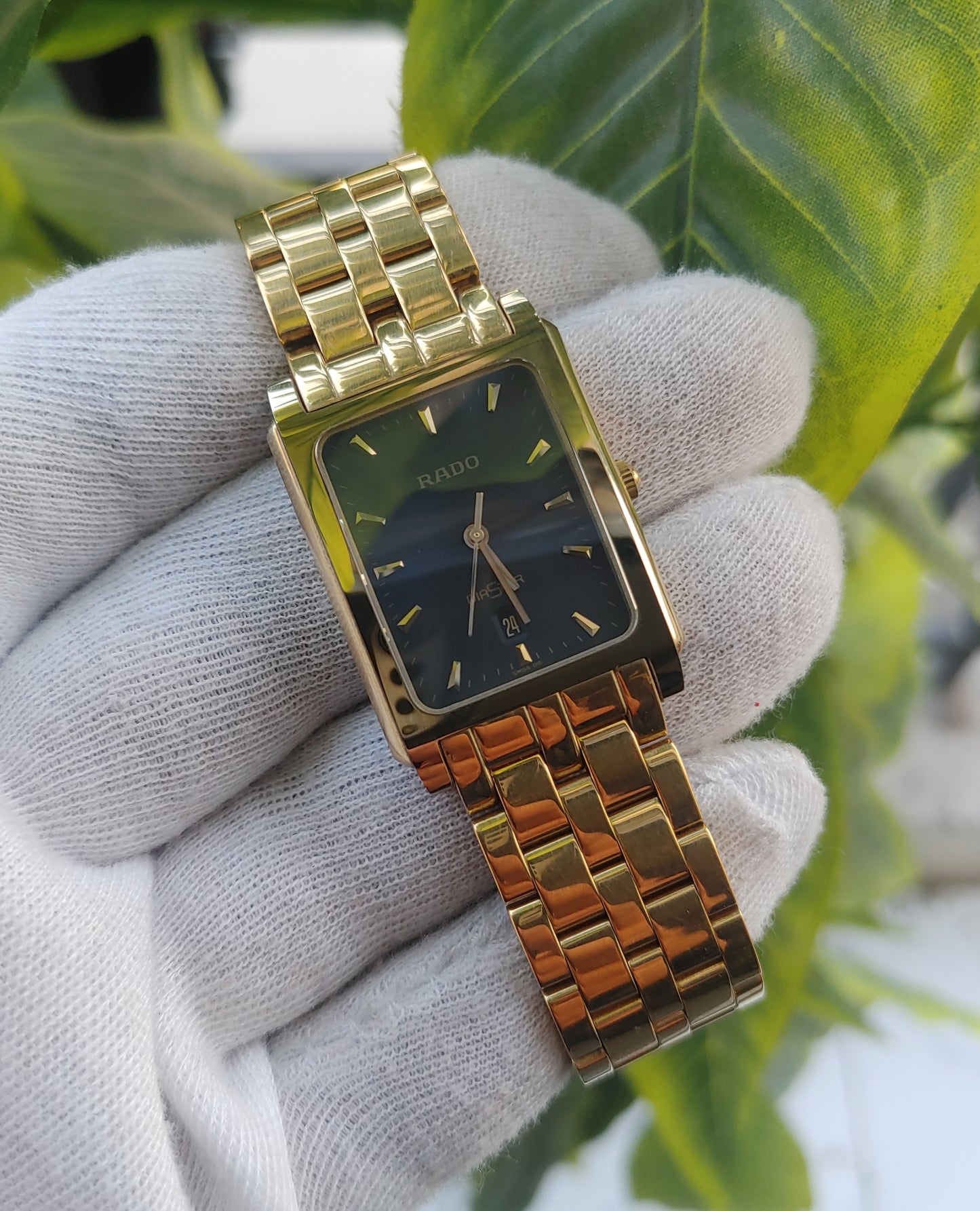 Rado Diastar Swiss 129.0565.3 Sqaure Dial Watch
