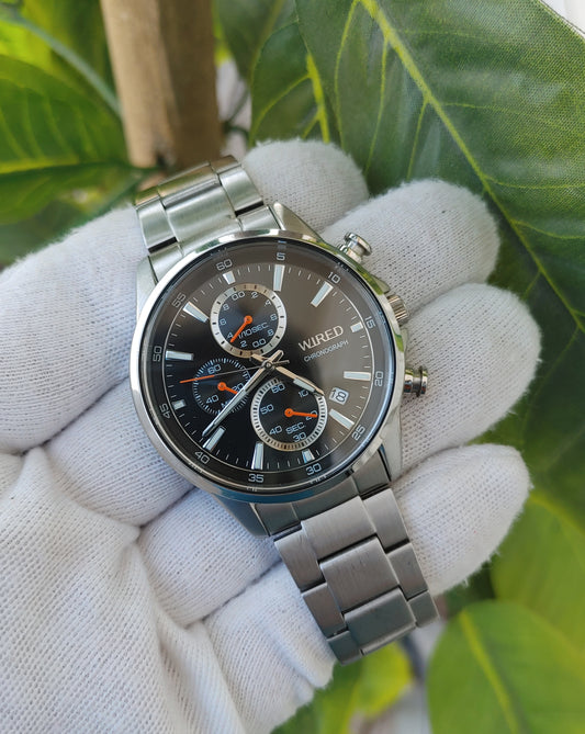 Seiko WIRED Chronograph VD57-KND0 Men's Watch