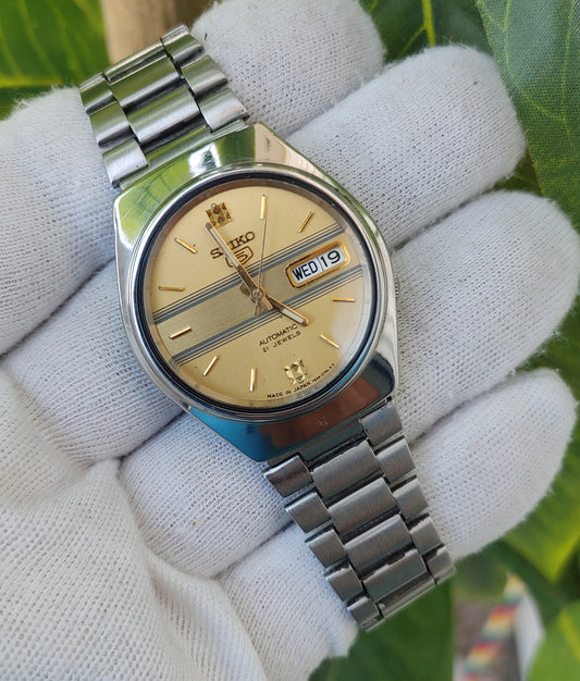 Seiko 5 Automatic 7S26-6000 Men's Wrist Watch – Day-Date, Japanese Movement