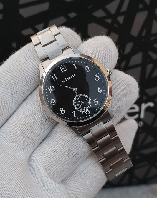 KiRIE AANT705 Black Dial Quartz Watch – Elegant Japanese Minimalist Design