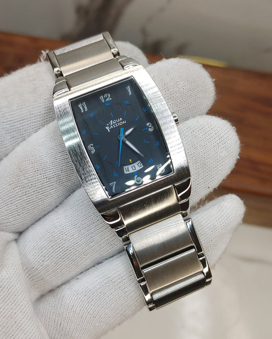 Aqua Passion Men's Sqaure Watch Down Date