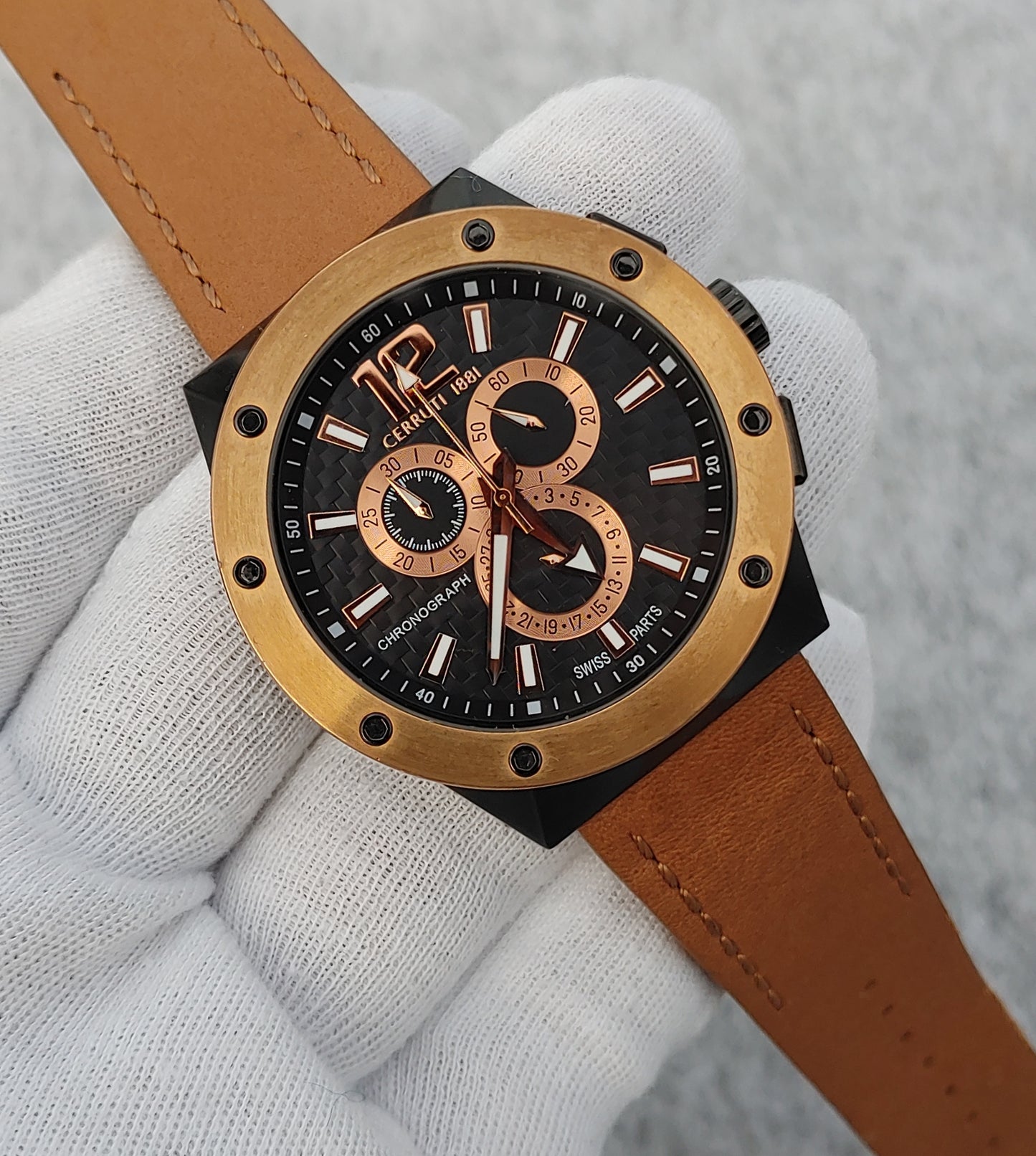 Cerruti Swiss Parts Chronograph Men's Watch